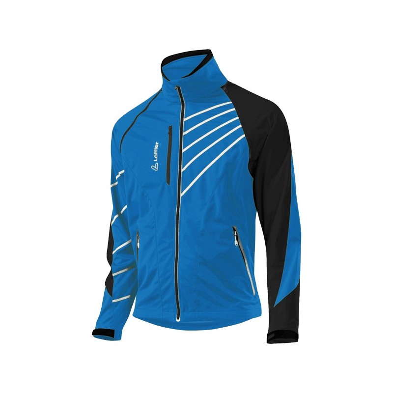Menns jakke Löffler WS Softshell Light Worldcup Royal blå-svart Menns jakke Löffler WS Softshell Light Worldcup Royal blå-svart